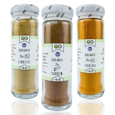 ORGANİK BAHARAT SETİ 3'LÜ(ORG.TOZ ZENCEFİL,ORG.TOZ TARÇIN,ORG.TOZ ZERDEÇAL)