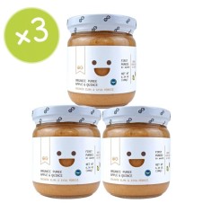 ORGANİK ELMA AYVA PÜRESİ 180 G 3'LÜ SET
