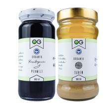 ORGANİK KEÇİBOYNUZU PEKMEZİ VE ORGANİK TAHİN