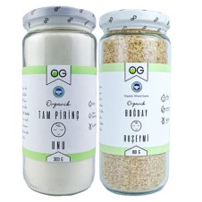 ORGANİK TAM PİRİNÇ UNU VE ORGANİK BUĞDAY RUŞEYMİ SETİ