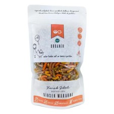 Organik Karışık Sebzeli Bakliyat Unlu Dirsek Makar 200GR