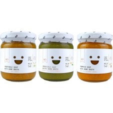 KEMİK SULU EK GIDA ÇORBA SETİ 190 G +6 Ay (sebze, brokoli, balkabağı)