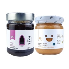 HURMA PÜRESİ 320 G-ORGANİK ELMA& AYVA PÜRESİ 180 G 2'Lİ SET