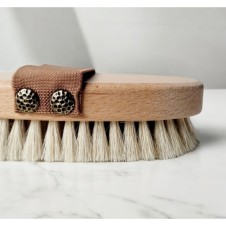 Doğal At Kılı Vücut Fırçası - Kuru Fırçalama