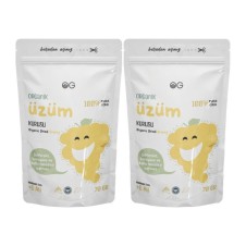 2'li ORGANİK ÜZÜM KURUSU 70g