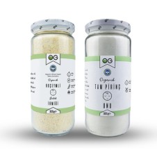 Organik Ruşeymli Bebek İrmiği 320 gr ve Organik Tam Pirinç Unu 300 gr Seti