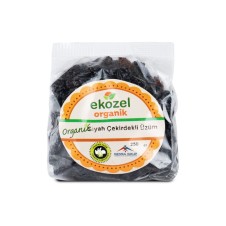 Organik Siyah Çekirdekli Üzüm 250 Gr