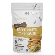 Organik Ruşemyli Bebek Pankek Toz Karışımı 300 Gr