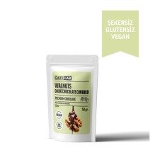 Şekersiz Çikolata Kaplı Ceviz 50 Gr