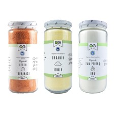 ORGANİK BEBEK TARHANA- ORGANİK TAM PİRİNÇ UNU-ORGANİK İRMİK SETİ