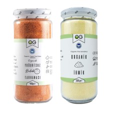 OG Organik Yoğurtsuz Bebek Tarhanası-Organik Bebek İrmiği SETİ