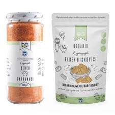 ORGANİK BEBEK TARHANASI VE ORGANİK BEBEK BİSKÜVİSİ SETİ