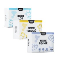Tuzsuz Lor 100 Gr & Tuzsuz Dil 100 Gr & Tuzsuz Tereyağ 125 Gr