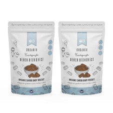 2'Lİ ORGANİK KEÇİBOYNUZLU BEBEK BİSKÜVİSİ SETİ