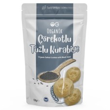 Organik Çörekotlu Tuzlu Kurabiye 150GR