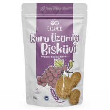 Organik Üzümlü Bisküvi 65GR