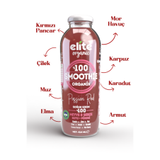 Elite Organik Smoothie Passıon Red 414 ML