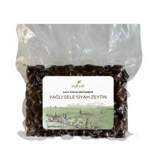 Zeytinseli Yağlı Sele Siyah Zeytin 1 KG