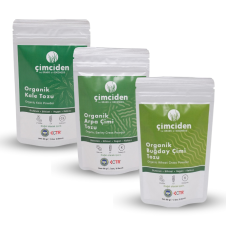 Çimciden Buğday Çimi Arpa Çimi Kale Tozu 60 Gr 3'lü Set