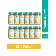 12'li Organik Ek Gıda Carrot-Joy 100 G (Meyve-Sebze Püresi)