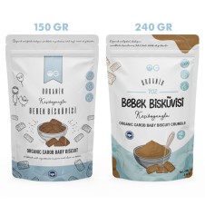 OG Organik Keçiboynuzlu Bebek Bisküvisi Ve Keçiboynuzlu Bebek Bisküvi Tozu Seti