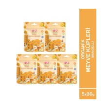 OG 5'li Organik Mangolu Meyve Küpleri (5 X 30 Gr)