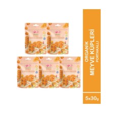 OG 5'li Organik Portakallı Meyve Küpleri (5 x 30 Gr)